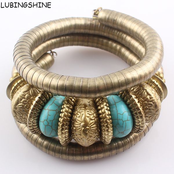 2017 new inlay natural stone beads snake bracelet retro bohemian antique bronze plated bracelet flexible elastic bangle b375, Golden;silver
2017 new inlay natural stone beads snake bracelet retro bohemian antique bronze plated bracelet flexible elastic bangle b375, Golden;silver