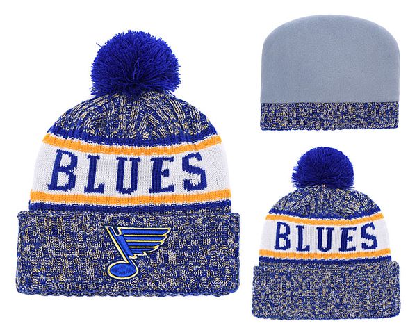 

Горячие продажи зимние шапочки вязаные шапочки Сент-Луис Блюз шапки шапки баскет