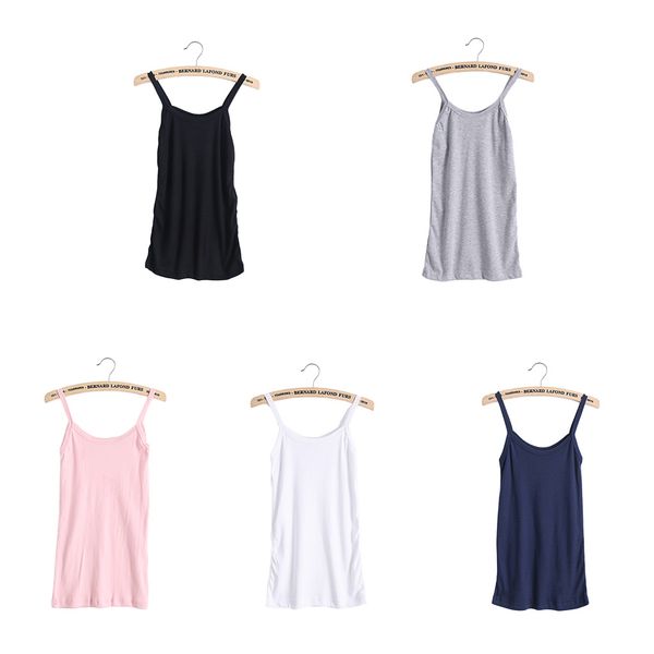 women stretchy camisole spaghetti strap long tank slip mini dress 4color size xxl is available now-w7 10, White
women stretchy camisole spaghetti strap long tank slip mini dress 4color size xxl is available now-w7 10, White