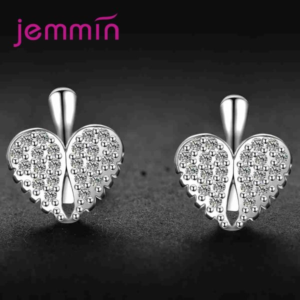 jemmin european styles 925 sterling silver exquisite heart shape stud earrings jewelry for women fashion anel bijoux, Golden;silver
jemmin european styles 925 sterling silver exquisite heart shape stud earrings jewelry for women fashion anel bijoux, Golden;silver