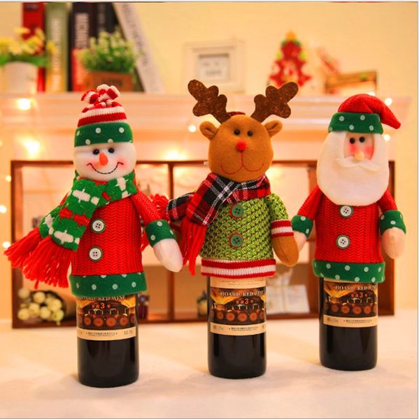 santa claus wine bottle cover with hats christmas decoration gift santa sack bottle hold bag snowman xmas decor home decoration
santa claus wine bottle cover with hats christmas decoration gift santa sack bottle hold bag snowman xmas decor home decoration