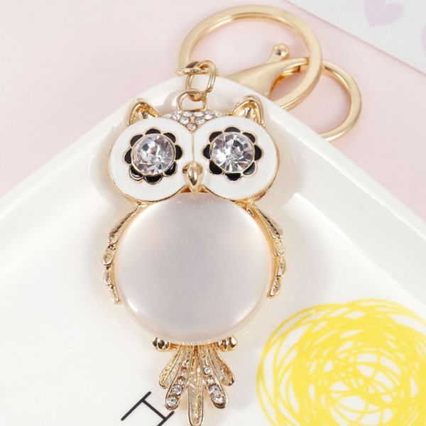 fashion zinc owl keychain bag pendant key holder crystal for women bag animal charm key chain buckle ring gl-5023, Silver
fashion zinc owl keychain bag pendant key holder crystal for women bag animal charm key chain buckle ring gl-5023, Silver