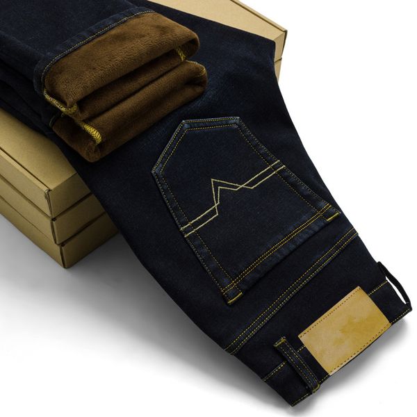 men warm jeans 2018 new fashion autumn winter jeans thicken fleece men long trouser plus size 38 40 42, Blue
men warm jeans 2018 new fashion autumn winter jeans thicken fleece men long trouser plus size 38 40 42, Blue