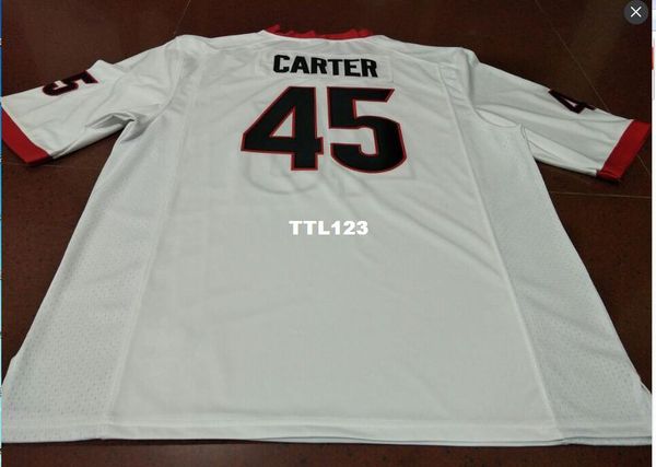men #45 reggie carter georgia bulldogs size s-4xl red black white college jersey or custom any name or number jersey, Black;red
men #45 reggie carter georgia bulldogs size s-4xl red black white college jersey or custom any name or number jersey, Black;red