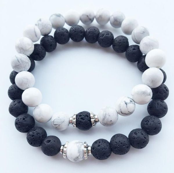 natural stone bracelets new lava volcanic stone white turquoise bracelet lovers bracelets handmade beads bracelets for men women jewelry, Black
natural stone bracelets new lava volcanic stone white turquoise bracelet lovers bracelets handmade beads bracelets for men women jewelry, Black