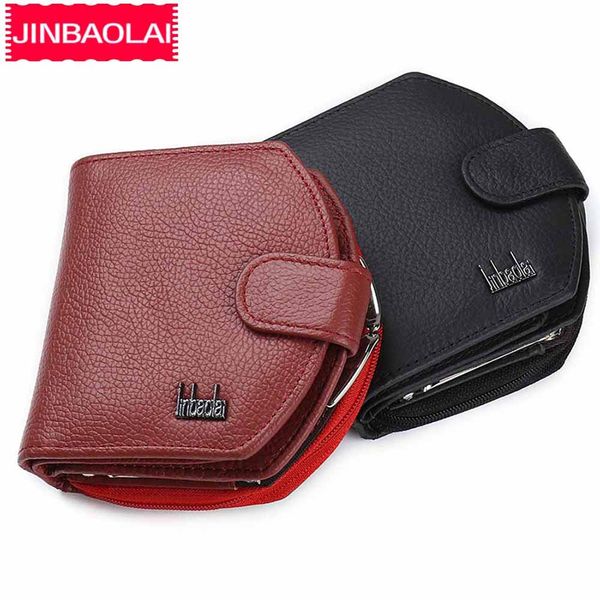 jinbaolai woman wallets genuine leather zipper cash clip small purses three fold coin pocket classic fashion wallets for woman, Red;black
jinbaolai woman wallets genuine leather zipper cash clip small purses three fold coin pocket classic fashion wallets for woman, Red;black