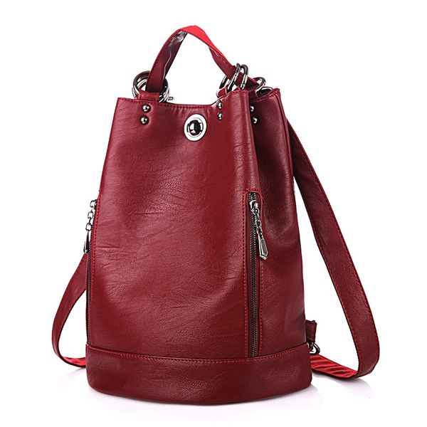 fashion new multifunction women backpack pu leather black bagpack large capacity travel bag female rucksack shoulder bag mochila
fashion new multifunction women backpack pu leather black bagpack large capacity travel bag female rucksack shoulder bag mochila