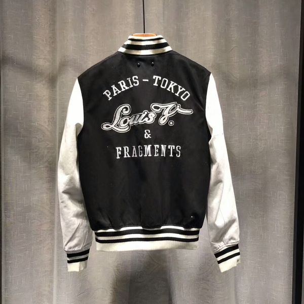 Bomber jacket long leeved couple clothe black fragment jacket for men women cla ic embroidery logo ba eball jer ey jacket cardigan coat
Bomber jacket long leeved couple clothe black fragment jacket for men women cla ic embroidery logo ba eball jer ey jacket cardigan coat