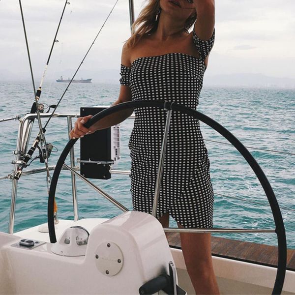 off shoulder short sleeve women dress plaid dress stripe short vestidos summer wrap shirt 3759, White;black
off shoulder short sleeve women dress plaid dress stripe short vestidos summer wrap shirt 3759, White;black