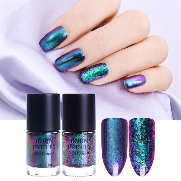 born pretty 9ml chameleon nail polish 1pc sequins glitter nail polish set 2 colors lacquer varnish no need led uv lamp
born pretty 9ml chameleon nail polish 1pc sequins glitter nail polish set 2 colors lacquer varnish no need led uv lamp