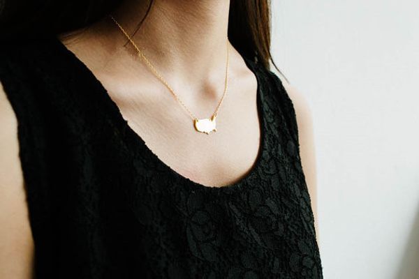 10pcs i love usa state necklace heart us outline america country geography necklace jewelry accessory gift for traveler, Silver
10pcs i love usa state necklace heart us outline america country geography necklace jewelry accessory gift for traveler, Silver