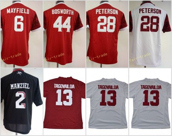 Women Oklahoma Sooners 6 Baker Mayfield Adrian Peterson Brian Bosworth Texas A&M Aggies Johnny Manziel Alabama Crimson Tide13 Tua Tagovailoa
Women Oklahoma Sooners 6 Baker Mayfield Adrian Peterson Brian Bosworth Texas A&M Aggies Johnny Manziel Alabama Crimson Tide13 Tua Tagovailoa