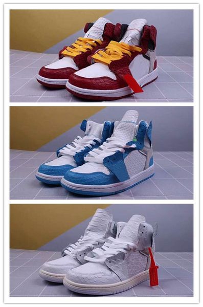 New Style Python White X 1 Chicago Varsity Red Men Casual Shoes Top Quality off 1s UNC Powder Blue Women Designer Sneaker With Box 
New Style Python White X 1 Chicago Varsity Red Men Casual Shoes Top Quality off 1s UNC Powder Blue Women Designer Sneaker With Box