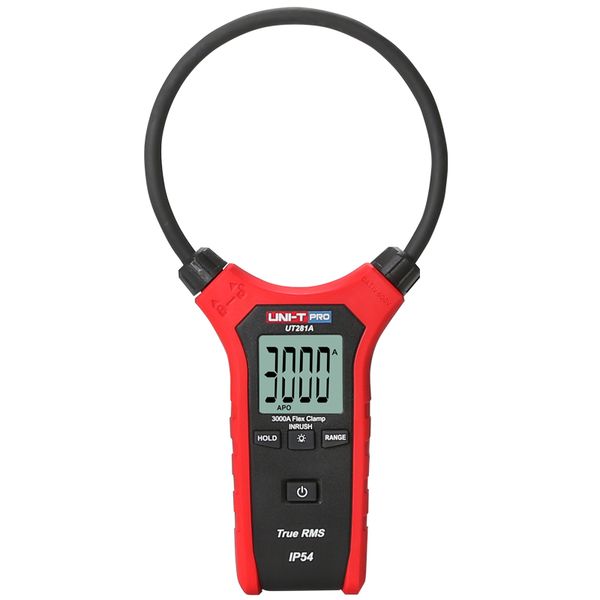 uni-t ut281a/ut281c true rms flex clamp; 3000a ac true rms clamp meter, low voltage display / digital hold/backlight
uni-t ut281a/ut281c true rms flex clamp; 3000a ac true rms clamp meter, low voltage display / digital hold/backlight