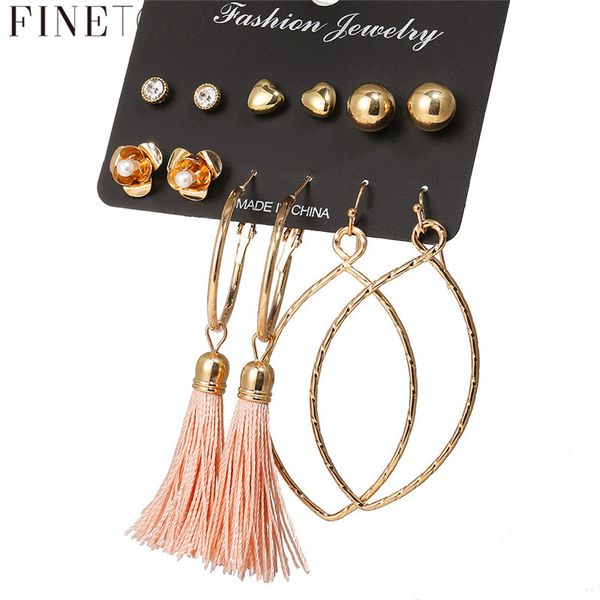 boho pink tassel leaf frame drop earrings for women girls mixed gold color geometric round ball flower heart small earrings set, Silver
boho pink tassel leaf frame drop earrings for women girls mixed gold color geometric round ball flower heart small earrings set, Silver