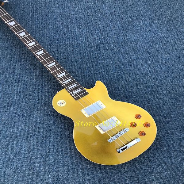 Lp 4 tring ba cu tom electric ba guitar metal gold color oem accepted whole ale
Lp 4 tring ba cu tom electric ba guitar metal gold color oem accepted whole ale