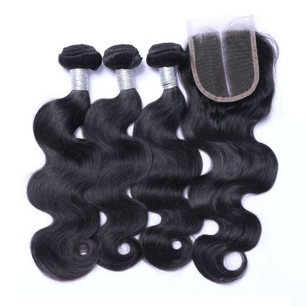 brazilian body wave virgin human hair weaves 3 bundles with lace closure 100% unprocessed cuticle aligned remy hair extensions natural color, Black
brazilian body wave virgin human hair weaves 3 bundles with lace closure 100% unprocessed cuticle aligned remy hair extensions natural color, Black