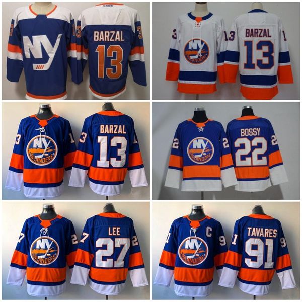 13 Mathew Barzal Jersey 2017-2018 Season New York Islanders 27 Anders Lee 91 John Tavares 22 Mike Bossy Blue White Hockey Jerseys Cheap
13 Mathew Barzal Jersey 2017-2018 Season New York Islanders 27 Anders Lee 91 John Tavares 22 Mike Bossy Blue White Hockey Jerseys Cheap