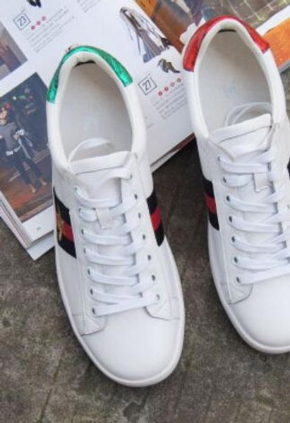 2019 spring new leather casual shoes low-heeled flat white leather embroidered printed tennis shoes young men and women fashion hiking shoes, Black
2019 spring new leather casual shoes low-heeled flat white leather embroidered printed tennis shoes young men and women fashion hiking shoes, Black