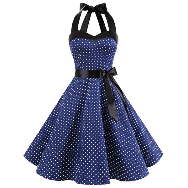 women's vintage sleeveless halter neck backless strap cotton dress audrey hepburn style 1950s dresses, Black;gray
women's vintage sleeveless halter neck backless strap cotton dress audrey hepburn style 1950s dresses, Black;gray