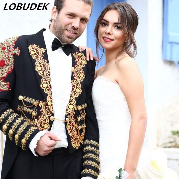 male red black blue court tailcoat long jacket coat party wedding groom blazer prom royal tuxedo formal dress pigeon magic dovetail singer d, Tan;black
male red black blue court tailcoat long jacket coat party wedding groom blazer prom royal tuxedo formal dress pigeon magic dovetail singer d, Tan;black