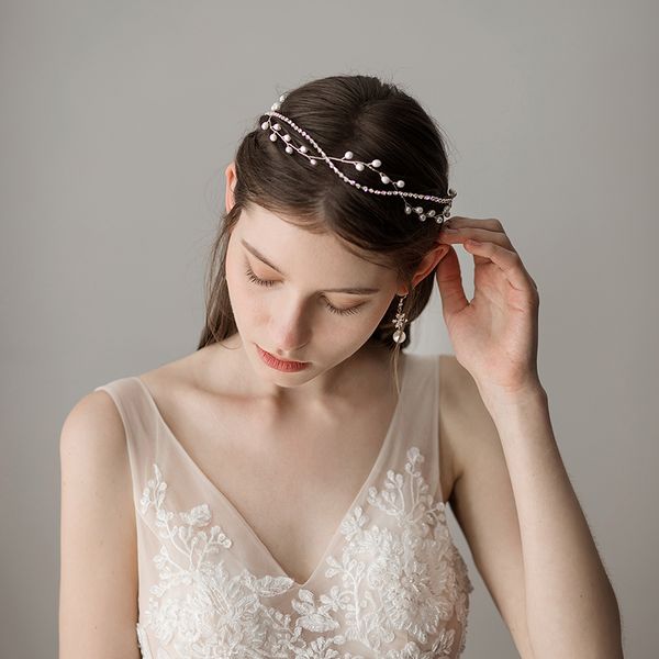2018 new romantic pearls beaded bridal hairband gold stones wedding bridal headpieces wedding hair accessories cpa1426, Silver
2018 new romantic pearls beaded bridal hairband gold stones wedding bridal headpieces wedding hair accessories cpa1426, Silver