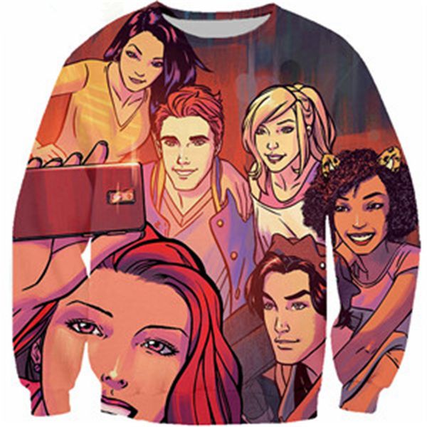 новое прибытие мода мужчины / женщины популярные тв riverdale характер смешно 3d printedsweatshirt стиль мода повседневная толстовка b278, Black
новое прибытие мода мужчины / женщины популярные тв riverdale характер смешно 3d printedsweatshirt стиль мода повседневная толстовка b278, Black