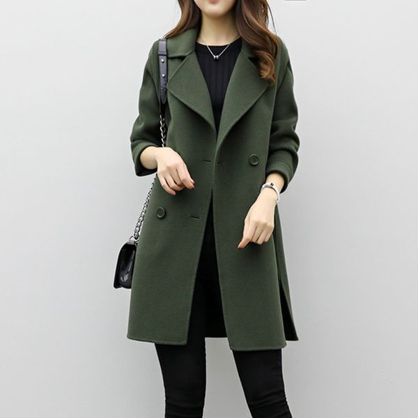 fashion women parka autumn winter long jacket ladies cotton wollen solid casual outwear parka casual cardigan slim coat overcoat, Black
fashion women parka autumn winter long jacket ladies cotton wollen solid casual outwear parka casual cardigan slim coat overcoat, Black
