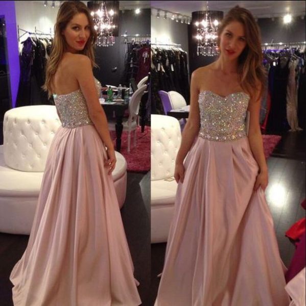 strapless beaded floor length a line prom dress long evening formal gown party dresses, Black
strapless beaded floor length a line prom dress long evening formal gown party dresses, Black