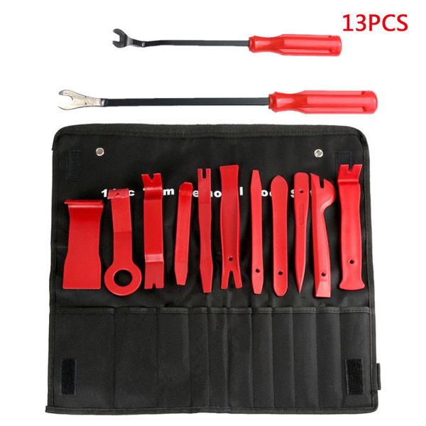 13pcs/set car audio maintenance kits auto trim removal tool set with fastener removers strong nylon door panel repair tool kit
13pcs/set car audio maintenance kits auto trim removal tool set with fastener removers strong nylon door panel repair tool kit