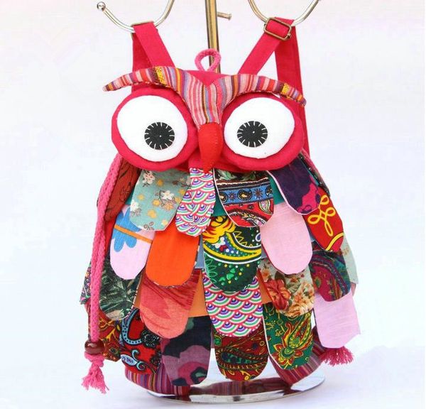 Middle ize 11 color chine e ethnic character handmade cotton owl backpack children package kid girl fa hion chool owl bag
Middle ize 11 color chine e ethnic character handmade cotton owl backpack children package kid girl fa hion chool owl bag