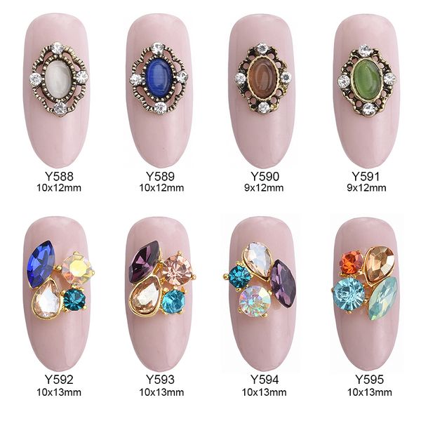 10pcs new glitter 3d alloy gold strass nail art charms colored rhinestone diamond jewelry for nails decoration y588-y595, Silver;gold
10pcs new glitter 3d alloy gold strass nail art charms colored rhinestone diamond jewelry for nails decoration y588-y595, Silver;gold
