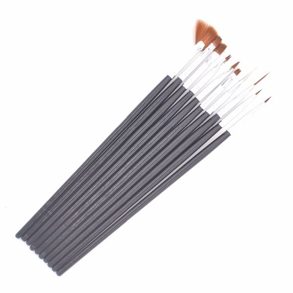 wuf 10pcs/pack diy professional nail tools nail art design painting tool pen polish brush set kit brushes tools 37, Yellow
wuf 10pcs/pack diy professional nail tools nail art design painting tool pen polish brush set kit brushes tools 37, Yellow