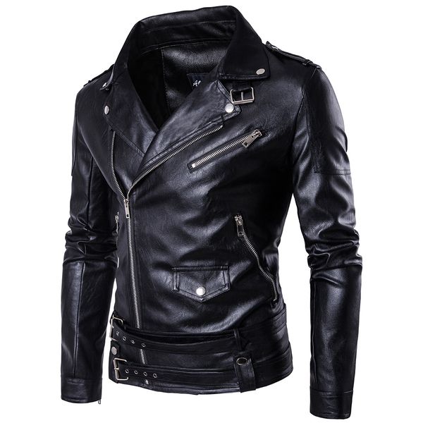 european men fashion boutique punk man leather carrie skin harley jacket m - 5 xl d101 locomotive cultivate one's morality, Black;brown
european men fashion boutique punk man leather carrie skin harley jacket m - 5 xl d101 locomotive cultivate one's morality, Black;brown