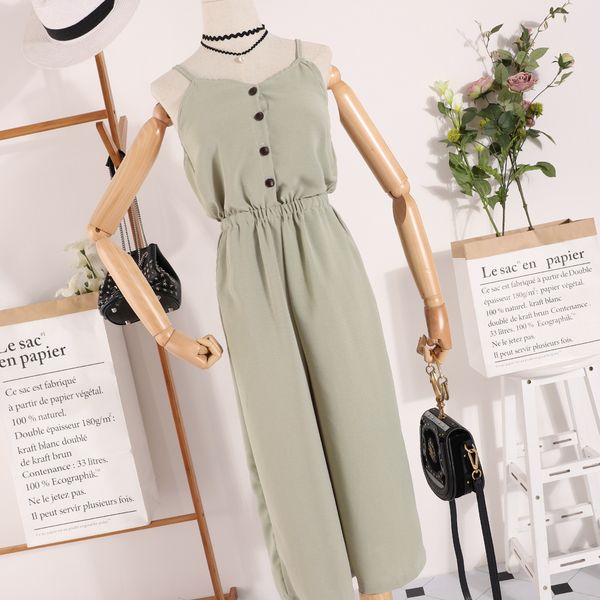 summer women casual slim chiffon strap single-breasted camisole loose leg ankle-length pants retro jumpsuits ing, Black;white
summer women casual slim chiffon strap single-breasted camisole loose leg ankle-length pants retro jumpsuits ing, Black;white