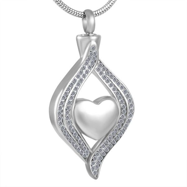 ijd8111 держите белый кристалл teardrop с сердцем из нержавеющей стали кремации урны подвеска пепла ожерелье для женщин ювелирных изделий, Silver
ijd8111 держите белый кристалл teardrop с сердцем из нержавеющей стали кремации урны подвеска пепла ожерелье для женщин ювелирных изделий, Silver
