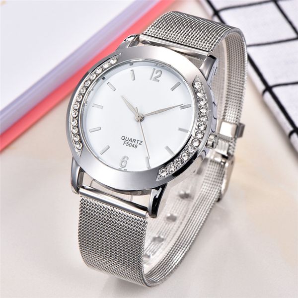 new fashion women stainless steel silver gold mesh watch unique simple watches casual quartz wristwatches clock sale, Slivery;brown
new fashion women stainless steel silver gold mesh watch unique simple watches casual quartz wristwatches clock sale, Slivery;brown