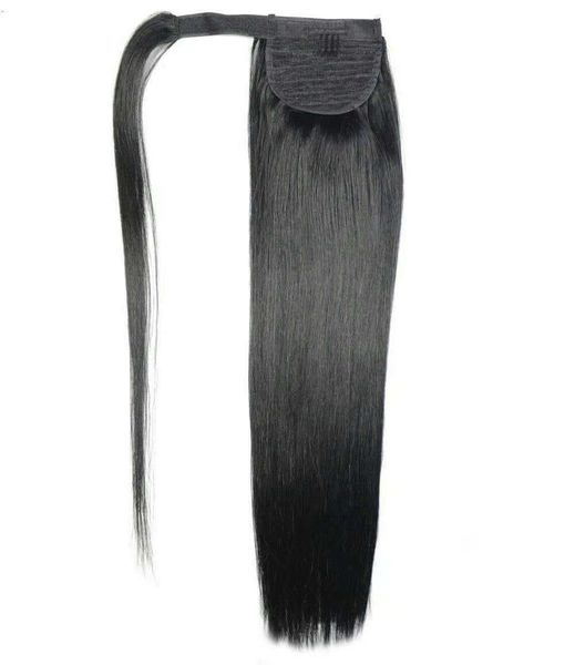 slick straight brazilian human hair drawstring ponytail clip in hair extensions natural color remy puff ponytail products evermagic 120g, Black
slick straight brazilian human hair drawstring ponytail clip in hair extensions natural color remy puff ponytail products evermagic 120g, Black