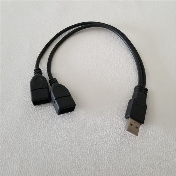 wholesale 100pcs/lot usb 2.0 1 male to 2 female splitter hub charge y cable copper wire 30cm/11.8
wholesale 100pcs/lot usb 2.0 1 male to 2 female splitter hub charge y cable copper wire 30cm/11.8