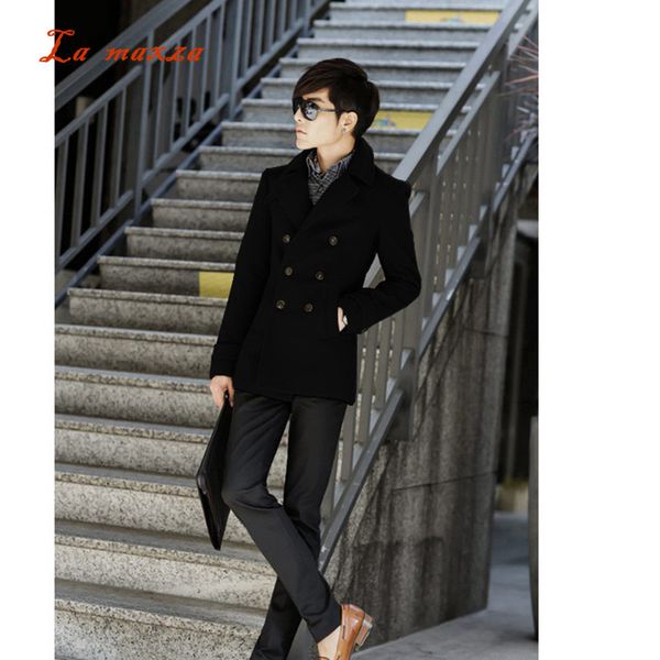 plus size 2018 mens smare casual winter coats korean style dress coat mens coat pockets, Black
plus size 2018 mens smare casual winter coats korean style dress coat mens coat pockets, Black