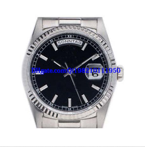 christmas gift new unworn day-date president 185k black gold watch w/silver stick dial 18239 men's sport wrist watches automatic 41mm m, Slivery;brown
christmas gift new unworn day-date president 185k black gold watch w/silver stick dial 18239 men's sport wrist watches automatic 41mm m, Slivery;brown