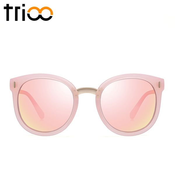 trioo polarized pink women sunglasses mirror round shades summer color lens women oculos brand designer retro ladies sun glasses, White;black
trioo polarized pink women sunglasses mirror round shades summer color lens women oculos brand designer retro ladies sun glasses, White;black