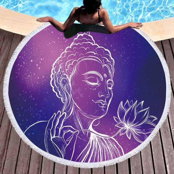 bath towel beach thicking round dark purple buddhism printed beach towel fabric tapestry yoga mat 600gyj48
bath towel beach thicking round dark purple buddhism printed beach towel fabric tapestry yoga mat 600gyj48