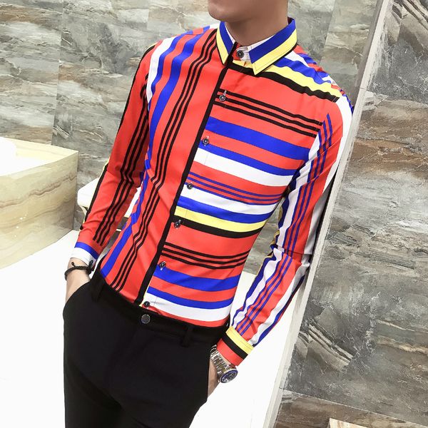 personality striped shirt men korean slim fit casual tuxedo dress shirts long sleeve business work shirt male clothing 3xl- hot, White;black
personality striped shirt men korean slim fit casual tuxedo dress shirts long sleeve business work shirt male clothing 3xl- hot, White;black