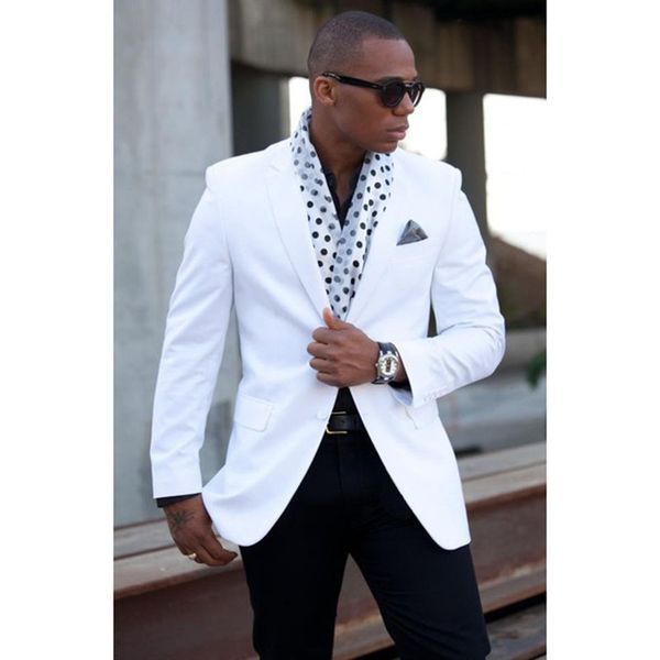 mix&match white jacket with black pants 2018 summer beach wedding men suit tuxedo custom notch lapel man party suits blazer, White;black
mix&match white jacket with black pants 2018 summer beach wedding men suit tuxedo custom notch lapel man party suits blazer, White;black