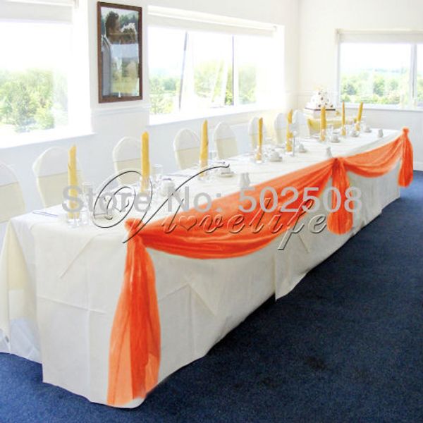 wholesale-5m*1.35m coral orange table swags sheer organza fabric wedding party bow decorations diy
wholesale-5m*1.35m coral orange table swags sheer organza fabric wedding party bow decorations diy