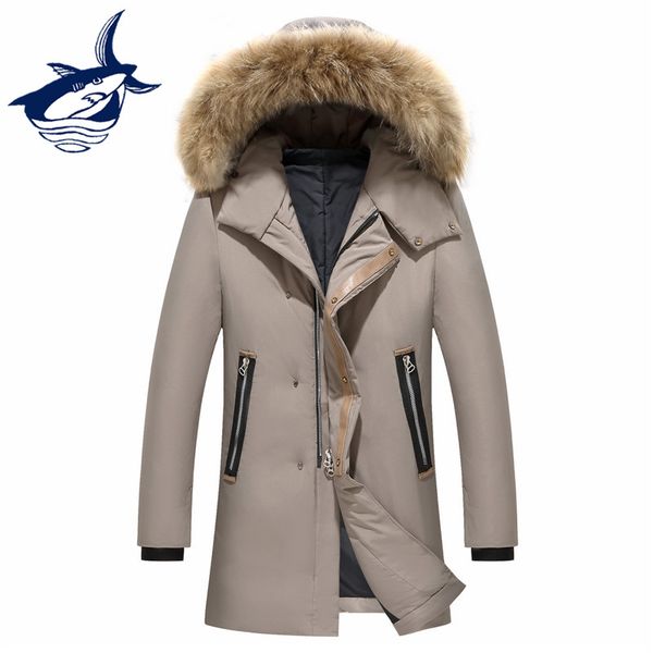 casual male down jacket fur collar 90% white duck down jacket men slim fit thick warm long coat russia winter men jackets, Black
casual male down jacket fur collar 90% white duck down jacket men slim fit thick warm long coat russia winter men jackets, Black