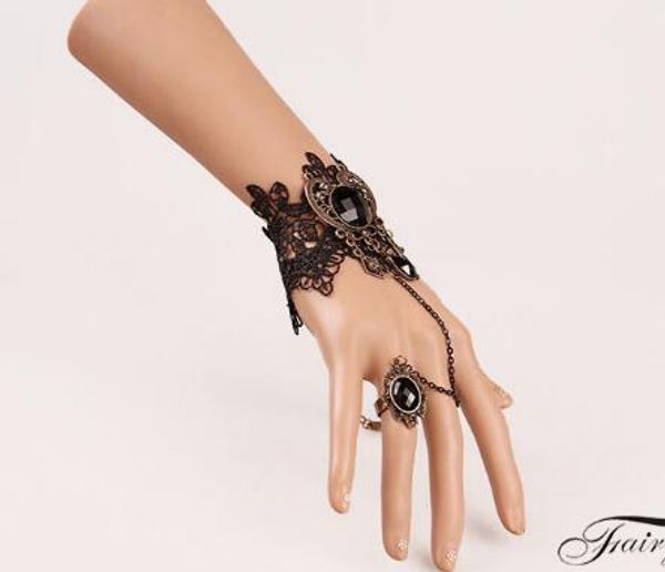 new style european and american bracelet black lace female headband jewelry fashion classic delicate elegance, Golden;silver
new style european and american bracelet black lace female headband jewelry fashion classic delicate elegance, Golden;silver