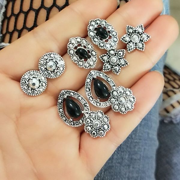 new glittering 5 pairs of one set fashion stud for women jewelry silver plated crystal bohemia earring studs wholesale melody2041, Golden;silver
new glittering 5 pairs of one set fashion stud for women jewelry silver plated crystal bohemia earring studs wholesale melody2041, Golden;silver