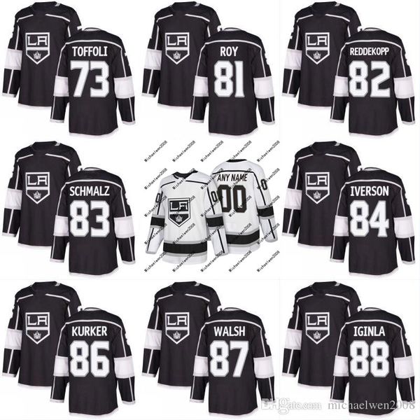 2017-2018 Season 81 Matt Roy 82 Chaz Reddekopp 83 Matt Schmalz 84 Keegan Iverson 86 Sam Kurker Los Angeles Kings Custom Hockey Jerseys
2017-2018 Season 81 Matt Roy 82 Chaz Reddekopp 83 Matt Schmalz 84 Keegan Iverson 86 Sam Kurker Los Angeles Kings Custom Hockey Jerseys